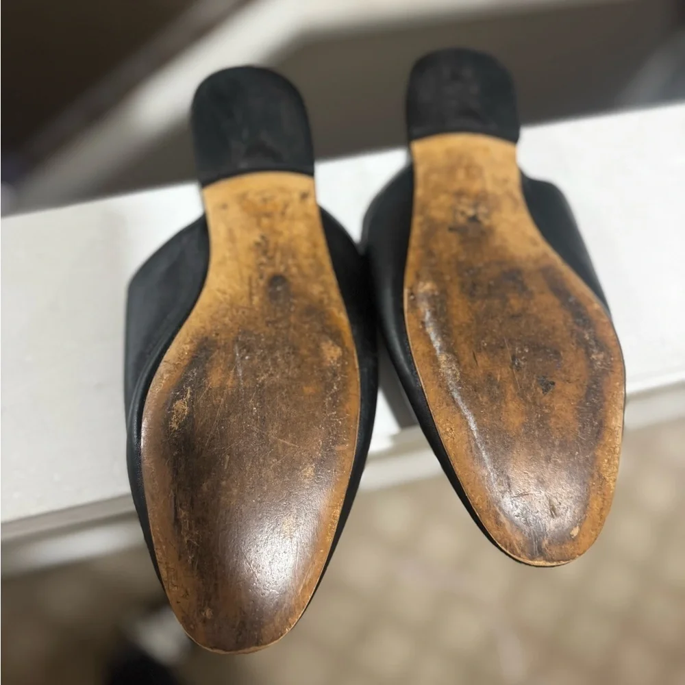 Coach Shea Black Leather Women's Slide